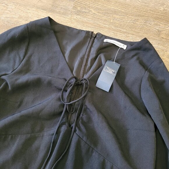 NWT ABERCROMBIE & FITCH | Long Sleeve Dress | Sz. M Tall - Picture 4 of 7